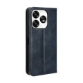 For UMIDIGI A15 / A15C Magnetic Buckle Retro Texture Leather Phone Case(Blue)