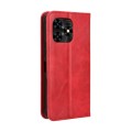 For UMIDIGI G5 Mecha Magnetic Buckle Retro Texture Leather Phone Case(Red)