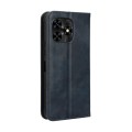 For UMIDIGI G5 Mecha Magnetic Buckle Retro Texture Leather Phone Case(Blue)