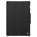 For Samsung Galaxy Tab S9 Ultra NILLKIN Bumper Pro Multi-angle Folding Style Tablet Leather Case(Bla