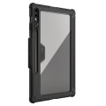 For Samsung Galaxy Tab S9 Ultra NILLKIN Bumper Pro Multi-angle Folding Style Tablet Leather Case(Bla
