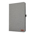 For Xiaomi Pad 6S Pro 12.4 Fabric Leather Tablet Case(Grey)