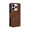 For Umidigi A15 / A15C Skin Feel Calf Texture Card Slots Leather Phone Case(Brown)
