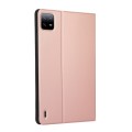 For Xiaomi Pad 6S Pro Voltage Elastic Texture Flip Tablet Leather Case(Rose Gold)