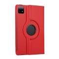 For Xiaomi Pad 6S Pro 12.4 360 Degree Rotation Litchi Texture Leather Tablet Case(Red)
