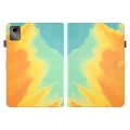 For Lenovo Tab M11 / Xiaoxin Pad 11 2024 Watercolor Pattern Flip Leather Tablet Case(Autumn Leaves)