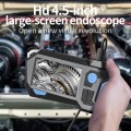 P120 Rotatable 8mm Dual Lenses Industrial Endoscope with Screen, 16mm Tail Pipe Diameter, Spec:10m T