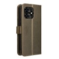 For UMIDIGI G5 / G5A Diamond Texture Leather Phone Case(Brown)
