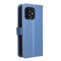 For UMIDIGI G5 Mecha Diamond Texture Leather Phone Case(Blue)