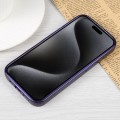 For iPhone 15 Pro GEBEI MagSafe Magnetic Transparent Phone Case(Purple)