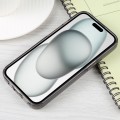 For iPhone 15 GEBEI MagSafe Magnetic Transparent Phone Case(Transparent Black)