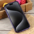 For iPhone 15 Pro GEBEI Acrylic Phone Case(Purple)