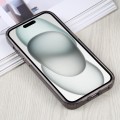 For iPhone 15 GEBEI Acrylic Phone Case(Transparent Black)