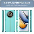 For Realme 11 Pro+ Candy Series TPU Phone Case(Transparent Blue)