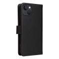 For iPhone 13 / 14 BETOPNICE BN-005 2 in 1 Detachable Imitate Genuine Leather Phone Case(Black)