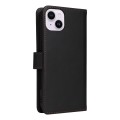 For iPhone 14 Plus BETOPNICE BN-005 2 in 1 Detachable Imitate Genuine Leather Phone Case(Black)
