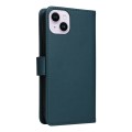 For iPhone 14 Plus BETOPNICE BN-005 2 in 1 Detachable Imitate Genuine Leather Phone Case(Blue)