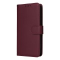 For iPhone 14 Plus BETOPNICE BN-005 2 in 1 Detachable Imitate Genuine Leather Phone Case(Wine Red)