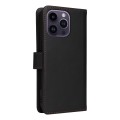 For iPhone 14 Pro Max BETOPNICE BN-005 2 in 1 Detachable Imitate Genuine Leather Phone Case(Black)