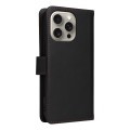 For iPhone 15 Pro Max BETOPNICE BN-005 2 in 1 Detachable Imitate Genuine Leather Phone Case(Black)
