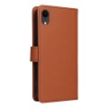 For iPhone XR BETOPNICE BN-005 2 in 1 Detachable Imitate Genuine Leather Phone Case(Brown)