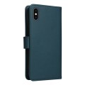 For iPhone XS Max BETOPNICE BN-005 2 in 1 Detachable Imitate Genuine Leather Phone Case(Blue)