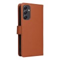 For Samsung Galaxy A34 5G BETOPNICE BN-005 2 in 1 Detachable Imitate Genuine Leather Phone Case(Brow