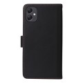 For Samsung Galaxy A05 BETOPNICE BN-005 2 in 1 Detachable Imitate Genuine Leather Phone Case(Black)