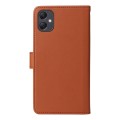 For Samsung Galaxy A05 BETOPNICE BN-005 2 in 1 Detachable Imitate Genuine Leather Phone Case(Brown)