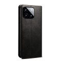 For Xiaomi Redmi K70E Oil Wax Crazy Horse Texture Leather Phone Case(Black)