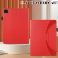 For iPad Pro 11 2022 / Air 10.9 2022 Litchi Texture Leather Sucker Tablet Case(Red)