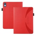 For iPad 10th Gen 10.9 2022 Litchi Texture Leather Sucker Tablet Case(Red)