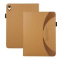 For iPad 10.2 2021 / 2020 Litchi Texture Leather Sucker Tablet Case(Brown)