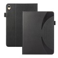 For iPad 10.2 2021 / 2020 Litchi Texture Leather Sucker Tablet Case(Black)
