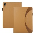 For iPad mini 6 Litchi Texture Leather Sucker Tablet Case(Brown)