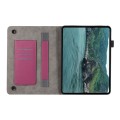 For iPad mini 5 / 4 / 3 / 2 Litchi Texture Leather Sucker Tablet Case(Purple)