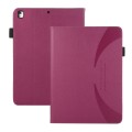 For iPad Air / Air 2 / 9.7 2017 / 2018 Litchi Texture Leather Sucker Tablet Case(Purple)