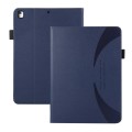 For iPad Air / Air 2 / 9.7 2017 / 2018 Litchi Texture Leather Sucker Tablet Case(Dark Blue)