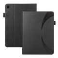 For Samsung Galaxy Tab A7 Lite Litchi Texture Leather Sucker Tablet Case(Black)