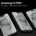 For iPhone 15 Pro NILLKIN H+Pro 0.2mm 9H Explosion-proof Tempered Glass Film