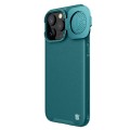 For iPhone 15 Pro Max NILLKIN CamShield Prop Series PC + TPU Phone Case(Green)
