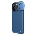 For iPhone 15 Pro Max NILLKIN CamShield Prop Series SagSafe PC + TPU Magnetic Phone Case(Blue)