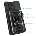 For Infinix Hot 40i / Smart 8 Sliding Camera Cover Design TPU+PC Phone Case(Black)