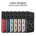 For Infinix Hot 40i / Smart 8 Sliding Camera Cover Design TPU+PC Phone Case(Green)
