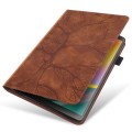For Honor Pad 9 Tree Life Series Embossed Leather Tablet Case(Brown)