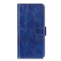 For Samsung Galaxy A55 5G Retro Crazy Horse Texture Leather Phone Case(Blue)