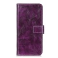 For Samsung Galaxy A55 5G Retro Crazy Horse Texture Leather Phone Case(Purple)
