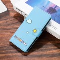 For Xiaomi Redmi Note 13 Pro 4G Cartoon Cats Leather Phone Case(Blue)