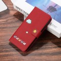 For Xiaomi 13T Cartoon Cats Leather Phone Case(Red)