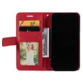For iPhone 15 Pro Max Skin Feel Splicing Leather Phone Case(Red)